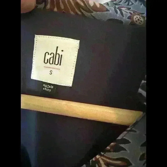 Cabi  Womens Blue Brown Provincial Floral Printed Dress Shift Size S, Boho - Picture 2 of 5